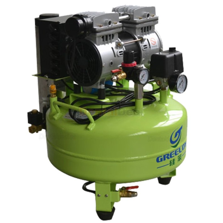Greeloy&reg; GA-61Y 600W Oil Free Silent Portable Air Compressor with Dryer